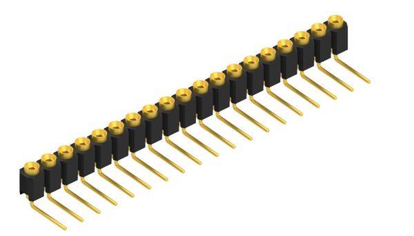 Fischer Elektronik Buchsenleiste (Präzision) Anzahl Reihen: 1 10040240 10St.