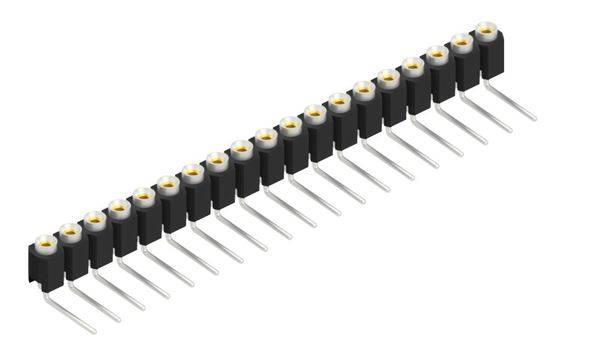 Fischer Elektronik Buchsenleiste (Präzision) Anzahl Reihen: 1 10040241 10St.