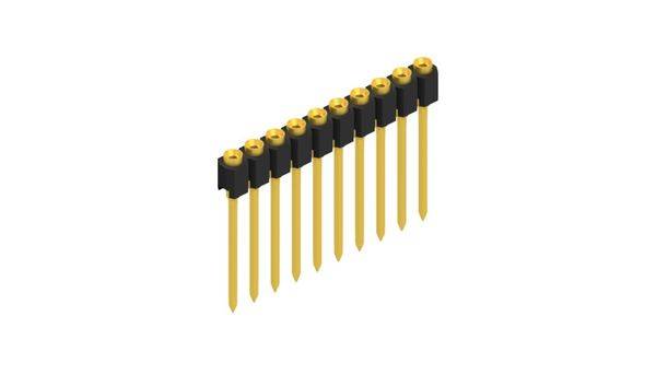 Fischer Elektronik Buchsenleiste (Präzision) Anzahl Reihen: 1 10040321 10St.