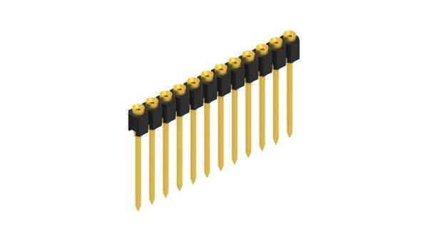 Fischer Elektronik Buchsenleiste (Präzision) Anzahl Reihen: 1 10040325 10St.