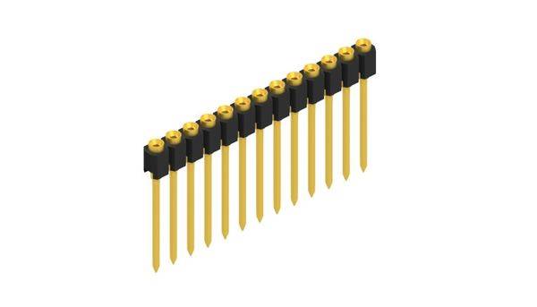 Fischer Elektronik Buchsenleiste (Präzision) Anzahl Reihen: 1 10040327 10St.