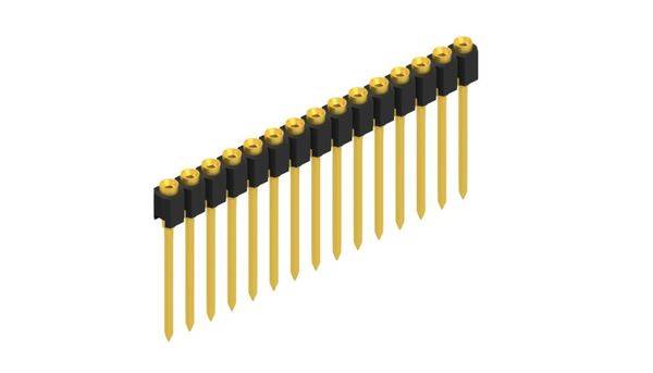 Fischer Elektronik Buchsenleiste (Präzision) Anzahl Reihen: 1 10040331 10St.