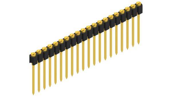 Fischer Elektronik Buchsenleiste (Präzision) Anzahl Reihen: 1 10040341 10St.