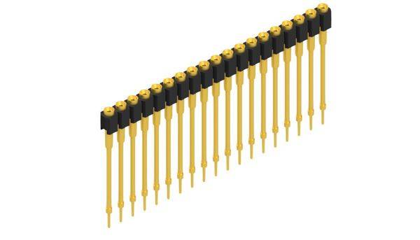 Fischer Elektronik Buchsenleiste (Präzision) Anzahl Reihen: 1 10040720 10St.