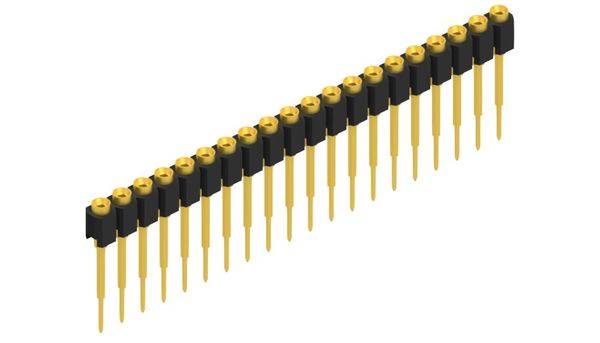 Fischer Elektronik Buchsenleiste (Präzision) Anzahl Reihen: 1 10040782 10St.