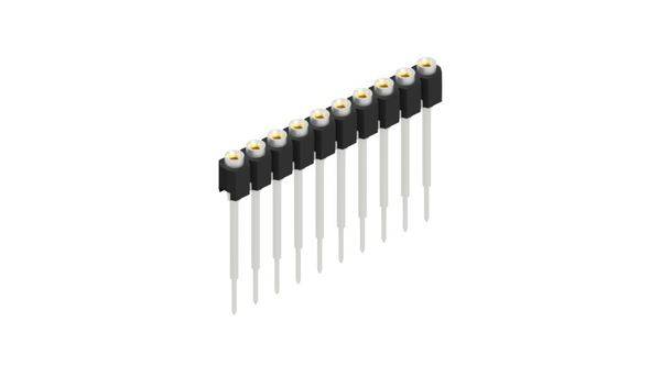 Fischer Elektronik Buchsenleiste (Präzision) Anzahl Reihen: 1 10040762 10St.