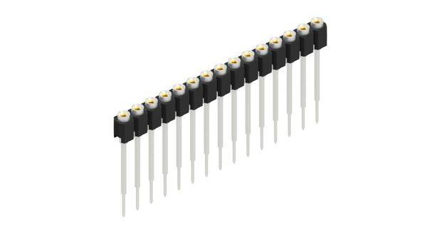 Fischer Elektronik Buchsenleiste (Präzision) Anzahl Reihen: 1 10040774 10St.