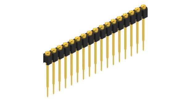Fischer Elektronik Buchsenleiste (Präzision) Anzahl Reihen: 1 10040779 10St.