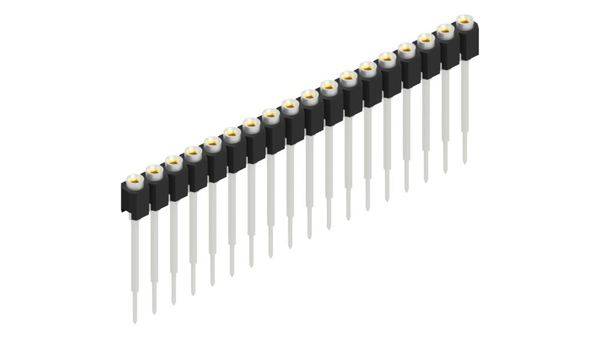 Fischer Elektronik Buchsenleiste (Präzision) Anzahl Reihen: 1 10040781 10St.