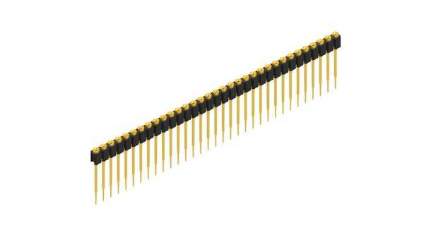 Fischer Elektronik Buchsenleiste (Präzision) Anzahl Reihen: 1 10040802 10St.