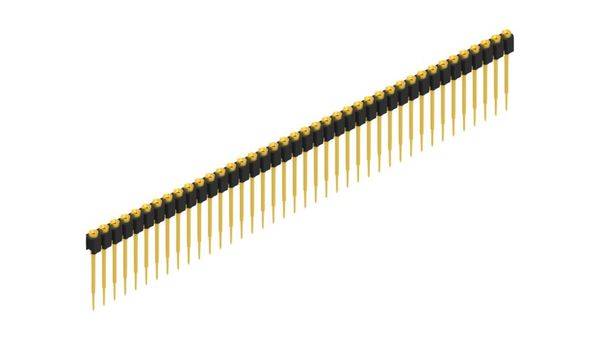 Fischer Elektronik Buchsenleiste (Präzision) Anzahl Reihen: 1 10040808 10St.