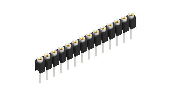 Fischer Elektronik Buchsenleiste (Präzision) Anzahl Reihen: 1 10041025 10St.