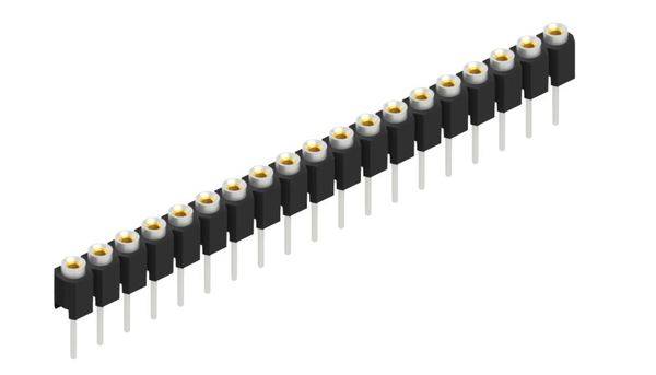 Fischer Elektronik Buchsenleiste (Präzision) Anzahl Reihen: 1 10041035 10St.