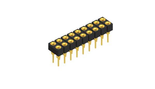 Fischer Elektronik Buchsenleiste (Präzision) Anzahl Reihen: 2 10041116 10St.