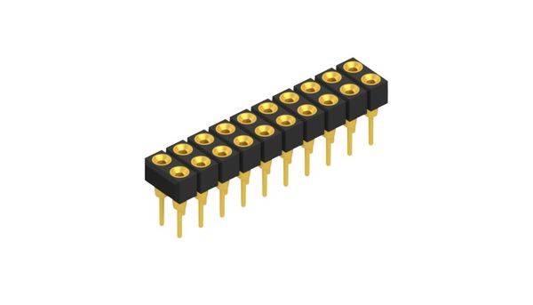 Fischer Elektronik Buchsenleiste (Präzision) Anzahl Reihen: 2 10041118 10St.