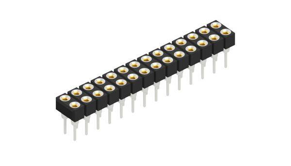 Fischer Elektronik Buchsenleiste (Präzision) Anzahl Reihen: 2 10041127 10St.