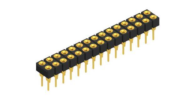 Fischer Elektronik Buchsenleiste (Präzision) Anzahl Reihen: 2 10041128 10St.