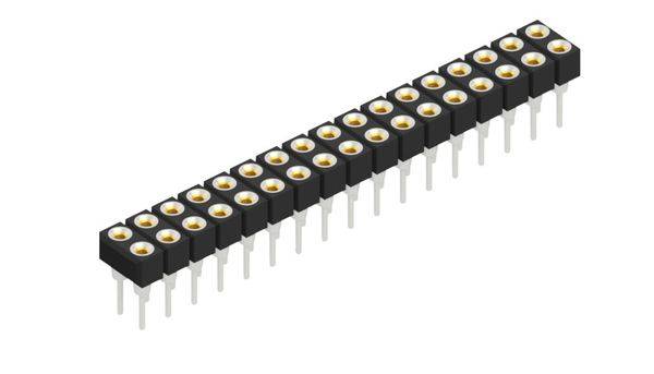 Fischer Elektronik Buchsenleiste (Präzision) Anzahl Reihen: 2 10041133 10St.