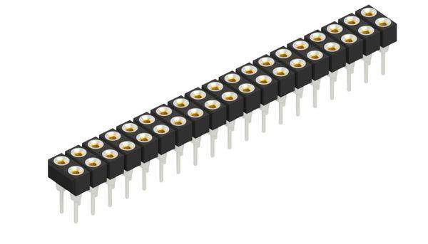Fischer Elektronik Buchsenleiste (Präzision) Anzahl Reihen: 2 10041137 10St.