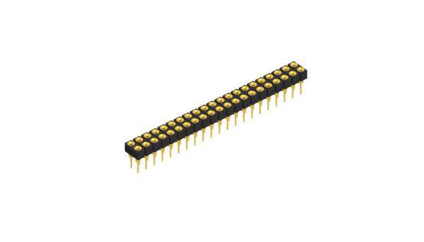 Fischer Elektronik Buchsenleiste (Präzision) Anzahl Reihen: 2 10041140 10St.