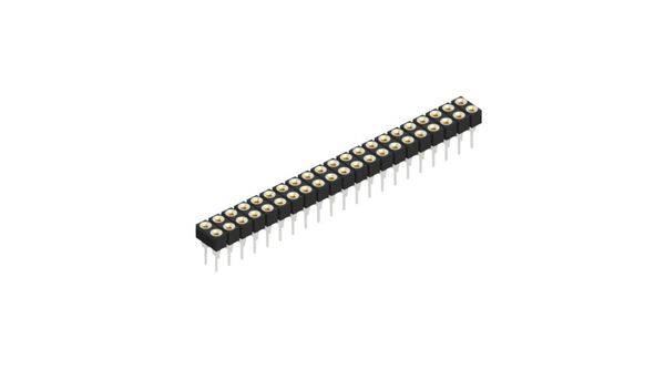 Fischer Elektronik Buchsenleiste (Präzision) Anzahl Reihen: 2 10041141 10St.