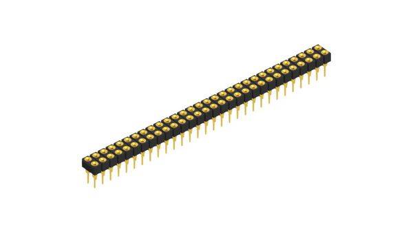 Fischer Elektronik Buchsenleiste (Präzision) Anzahl Reihen: 2 10041158 10St.