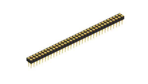 Fischer Elektronik Buchsenleiste (Präzision) Anzahl Reihen: 2 10041164 10St.