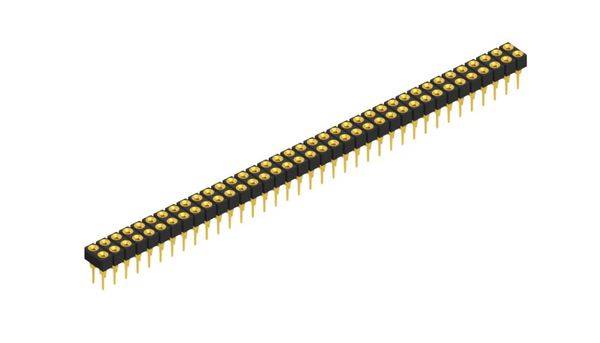 Fischer Elektronik Buchsenleiste (Präzision) Anzahl Reihen: 2 10041172 10St.