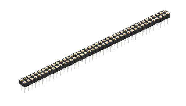 Fischer Elektronik Buchsenleiste (Präzision) Anzahl Reihen: 2 10041181 10St.