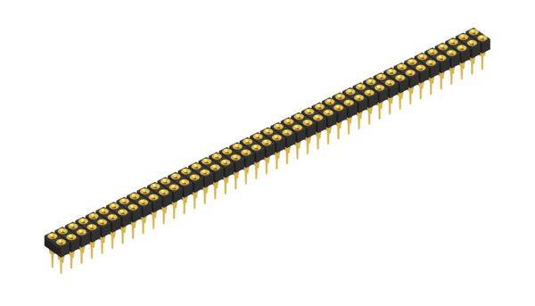 Fischer Elektronik Buchsenleiste (Präzision) Anzahl Reihen: 2 10041182 10St.