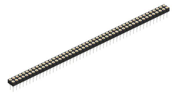 Fischer Elektronik Buchsenleiste (Präzision) Anzahl Reihen: 2 10041193 10St.