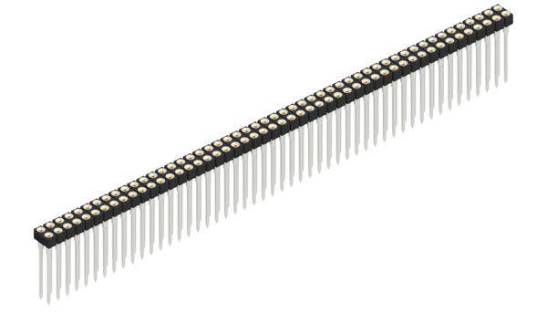 Fischer Elektronik Buchsenleiste (Präzision) Anzahl Reihen: 2 10041607 10St.