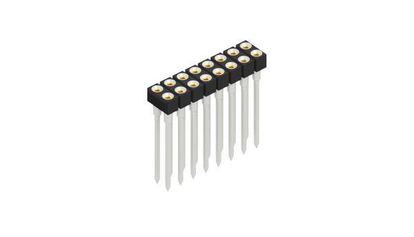 Fischer Elektronik Buchsenleiste (Präzision) Anzahl Reihen: 2 10041615 10St.