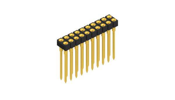 Fischer Elektronik Buchsenleiste (Präzision) Anzahl Reihen: 2 10041618 10St.