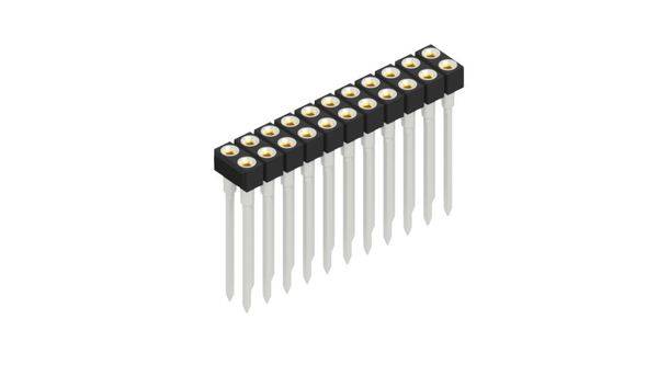 Fischer Elektronik Buchsenleiste (Präzision) Anzahl Reihen: 2 10041621 10St.