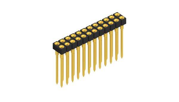 Fischer Elektronik Buchsenleiste (Präzision) Anzahl Reihen: 2 10041622 10St.
