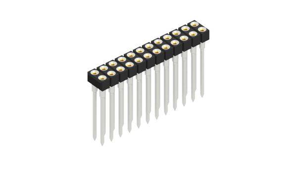 Fischer Elektronik Buchsenleiste (Präzision) Anzahl Reihen: 2 10041623 10St.