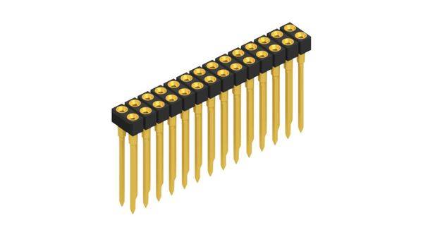 Fischer Elektronik Buchsenleiste (Präzision) Anzahl Reihen: 2 10041626 10St.