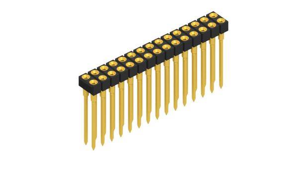 Fischer Elektronik Buchsenleiste (Präzision) Anzahl Reihen: 2 10041628 10St.
