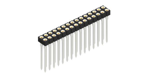 Fischer Elektronik Buchsenleiste (Präzision) Anzahl Reihen: 2 10041629 10St.