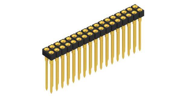 Fischer Elektronik Buchsenleiste (Präzision) Anzahl Reihen: 2 10041632 10St.