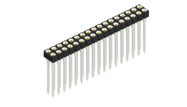 Fischer Elektronik Buchsenleiste (Präzision) Anzahl Reihen: 2 10041633 10St.