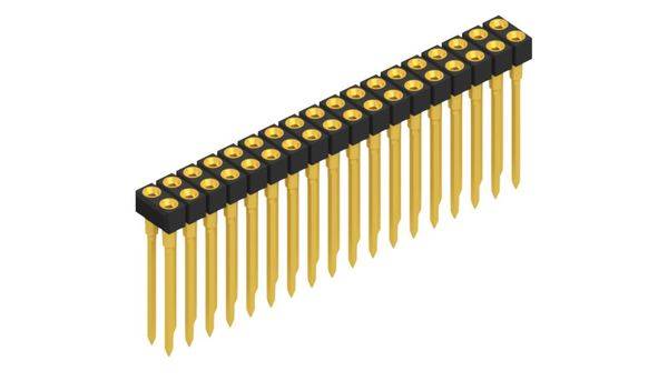 Fischer Elektronik Buchsenleiste (Präzision) Anzahl Reihen: 2 10041634 10St.