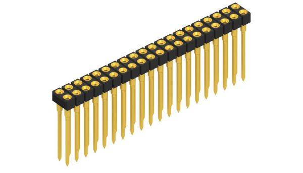 Fischer Elektronik Buchsenleiste (Präzision) Anzahl Reihen: 2 10041638 10St.