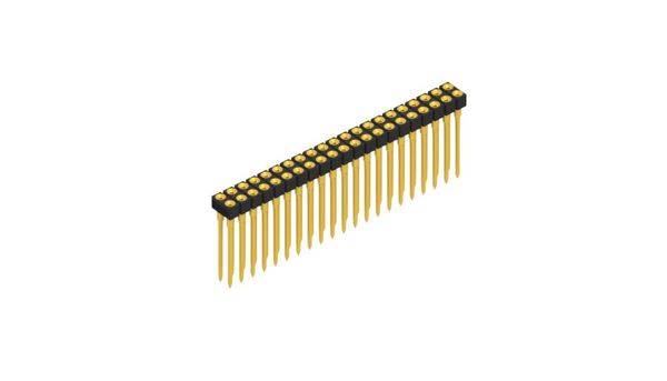 Fischer Elektronik Buchsenleiste (Präzision) Anzahl Reihen: 2 10041640 10St.