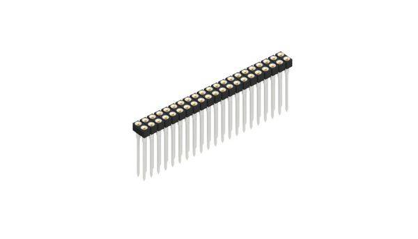 Fischer Elektronik Buchsenleiste (Präzision) Anzahl Reihen: 2 10041641 10St.