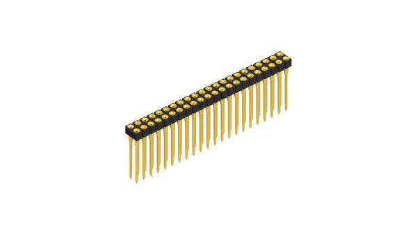 Fischer Elektronik Buchsenleiste (Präzision) Anzahl Reihen: 2 10041642 10St.
