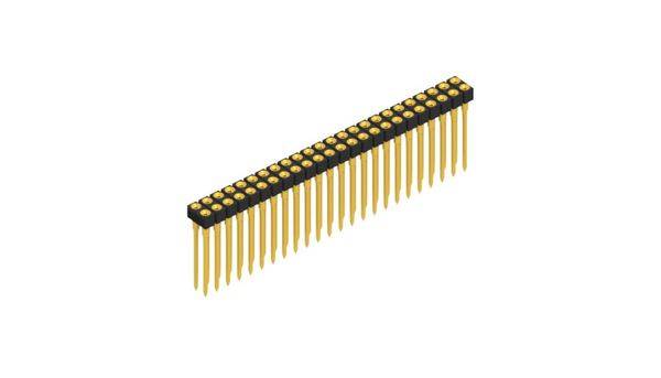 Fischer Elektronik Buchsenleiste (Präzision) Anzahl Reihen: 2 10041646 10St.