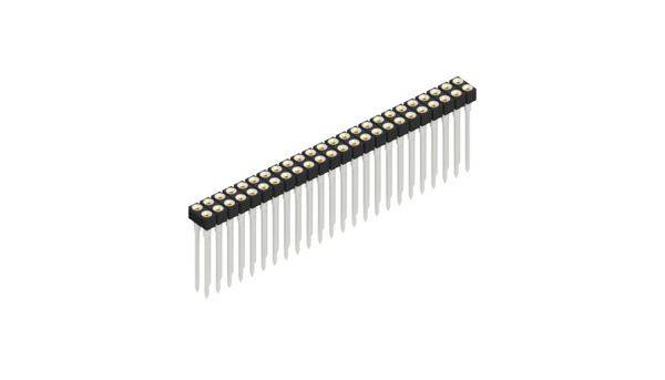 Fischer Elektronik Buchsenleiste (Präzision) Anzahl Reihen: 2 10041647 10St.