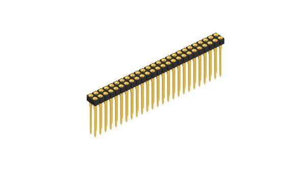 Fischer Elektronik Buchsenleiste (Präzision) Anzahl Reihen: 2 10041648 10St.